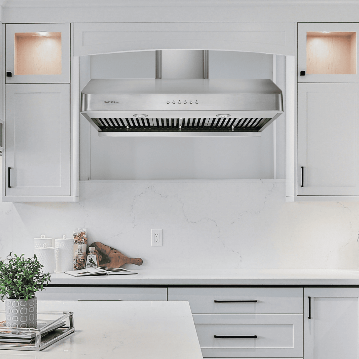 Sakura B-51 30" / 36" Range hood - Wall Mount Chimney