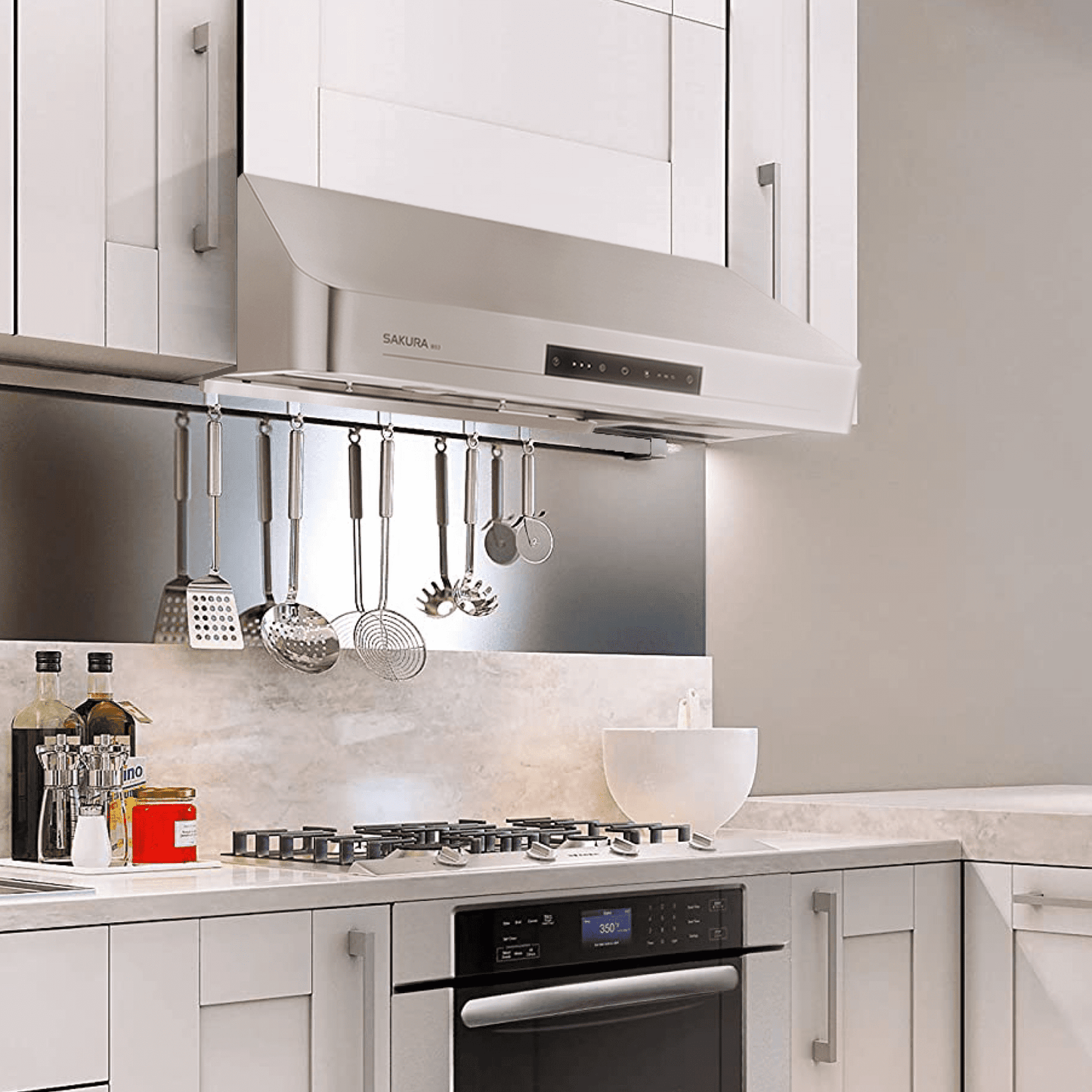 Sakura B-53 30" / 36" Range Hood - Wall Mount Chimney