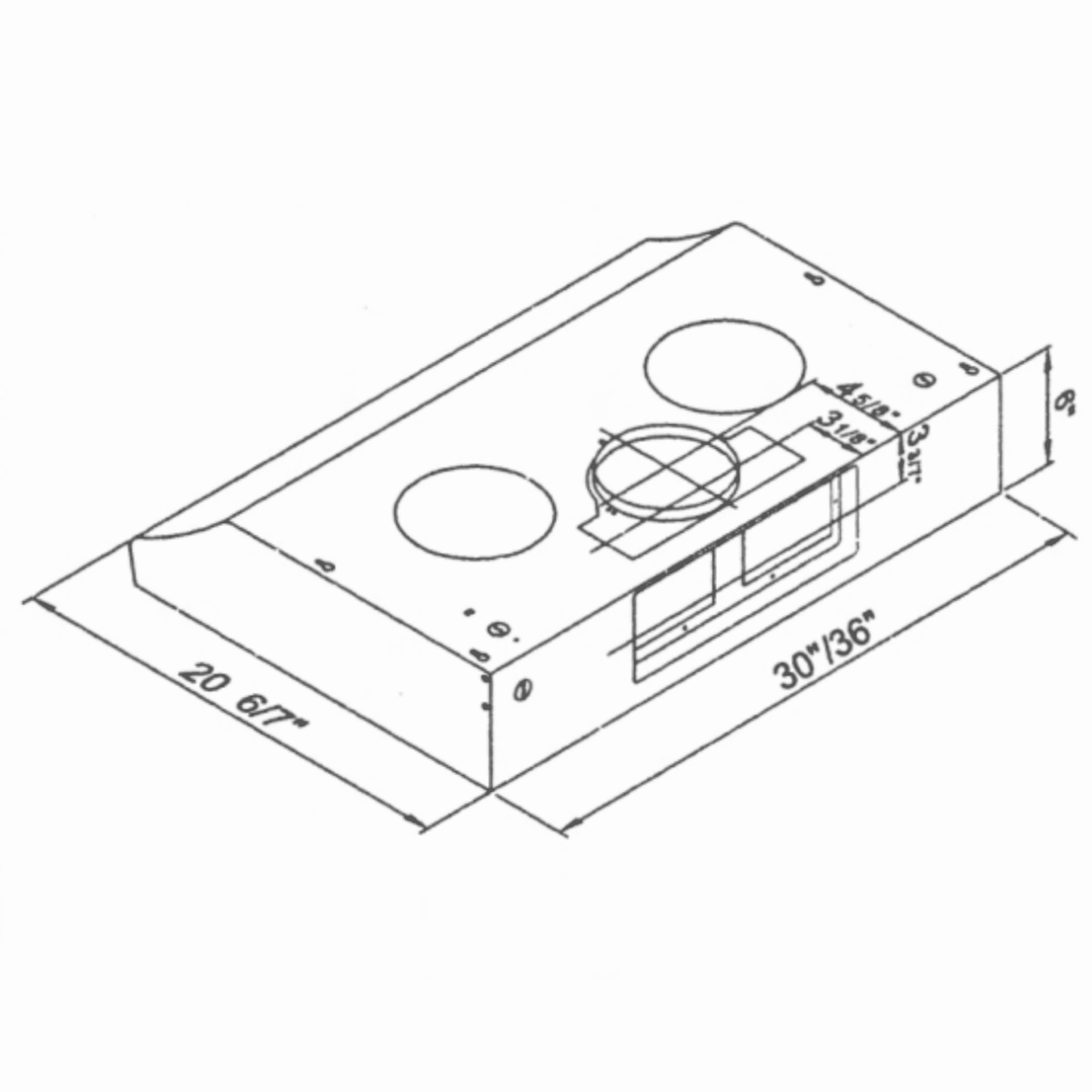 Sakura R-8168M 30" Range Hood - Under Cabinet