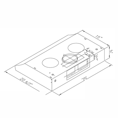 Sakura R-838 30" Range Hood - Under Cabinet