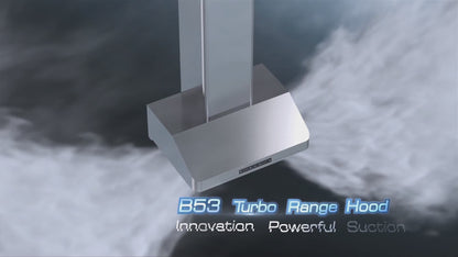 Sakura B-53 30" / 36" Range Hood - Wall Mount Chimney