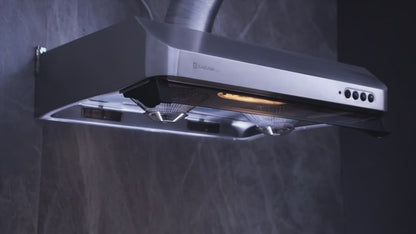 Sakura U3H 30" Heat Auto Clean Range Hood - Under Cabinet